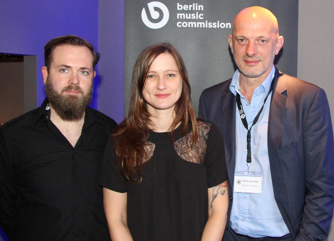 Stellten die zweite Ausgabe von Most Wanted: Music auf die Beine (von links): Stephan Hengst, Jana Rahmlow und Olaf Kretschmar (alle Berlin Music Commission)