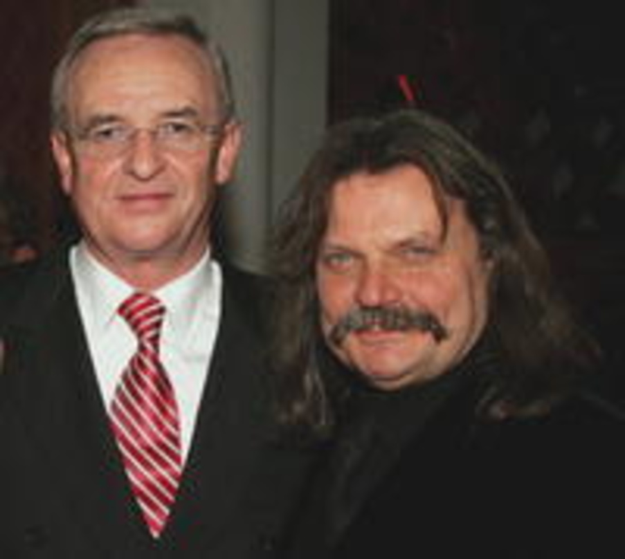 Mischten Klassik und Rock bei Audi Star Night: Audi-Vorstand Prof. Dr. Martin Winterkorn und Leslie Mandoki