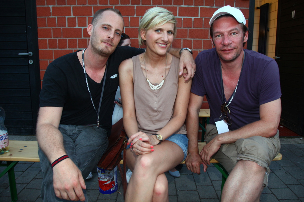 Genossen die MTV Campus Invasion (v.l.n.r.): Sebastian Kahlich (Group Account Director Music & Entertainment MTV Networks Germany), Bine Klautzsch (Video & Content Manager Warner Music Gro...