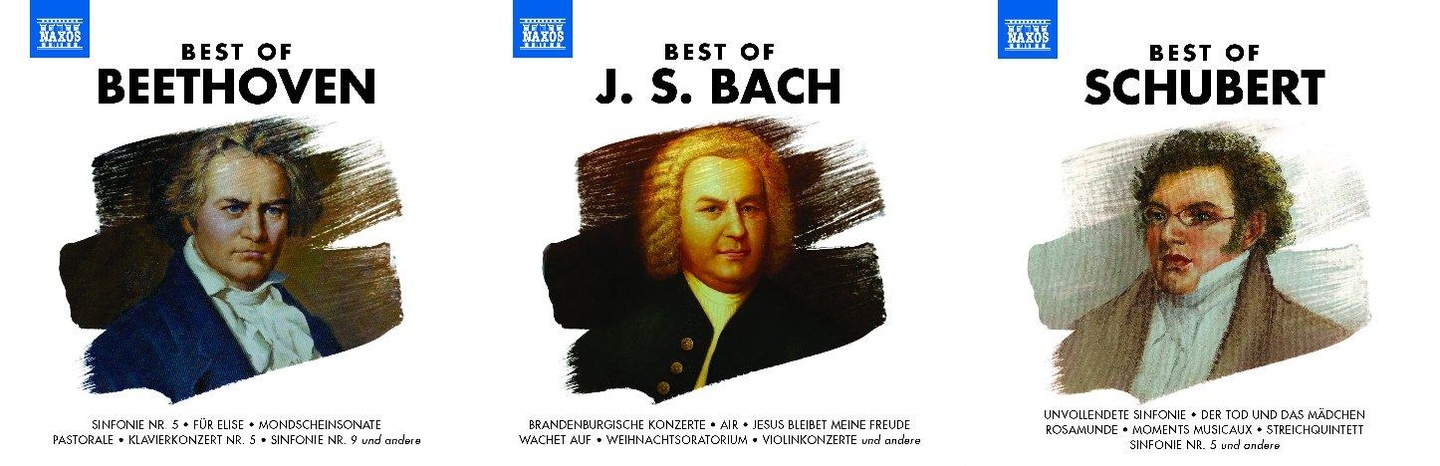 Optischer Relaunch: Naxos frischt seine "Best Of"-Reihe auf