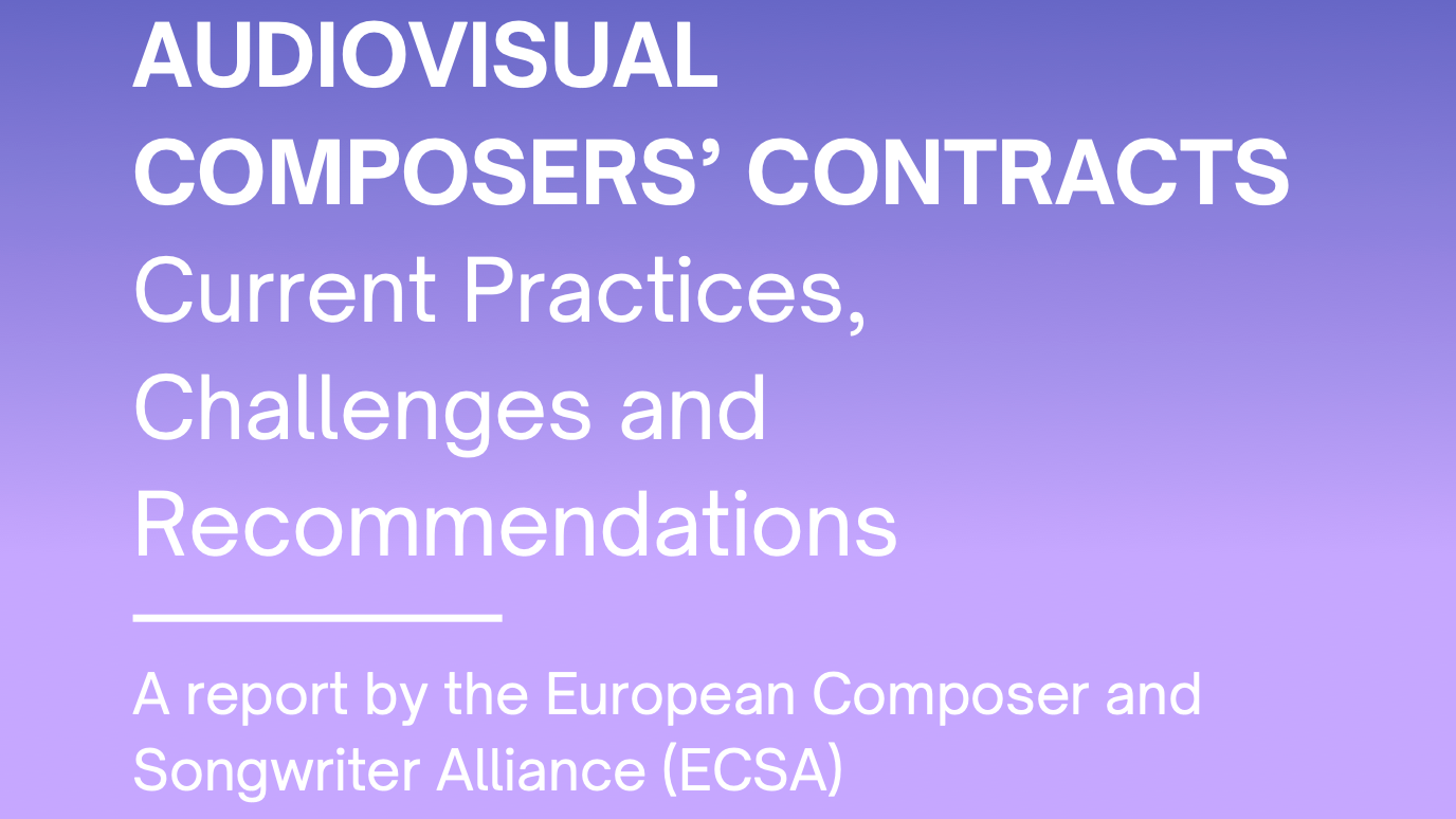 Analysiert die Lage der Komponist:innen in der Film- und Medienmusik: ein gut 20 Seiten starkes Papier der European Composer and Songwriter Alliance (ECSA).