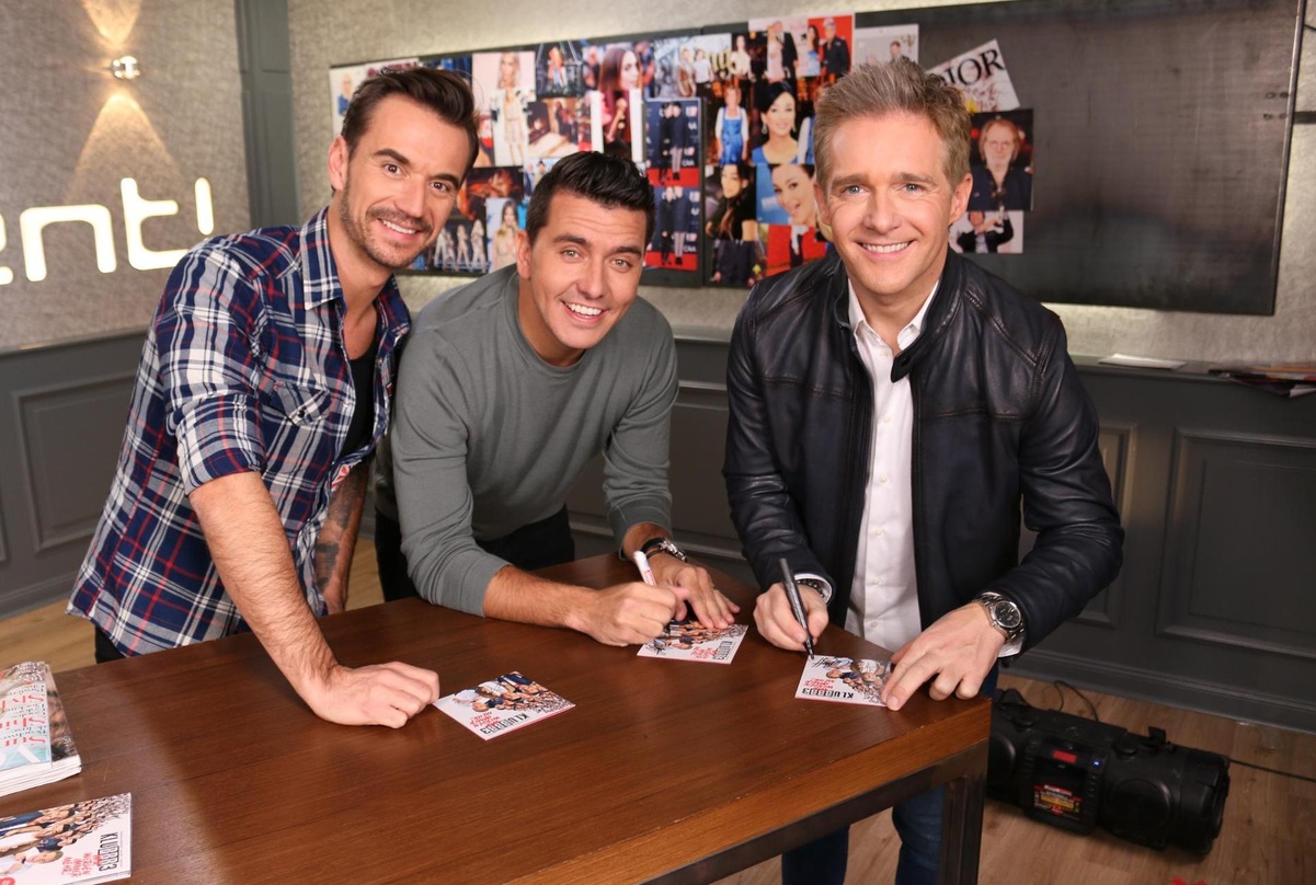 Haben als Klubbb3 ihr drittes Album vorgelegt (von links): Florian Silbereisen, Jan Smit und Christoff