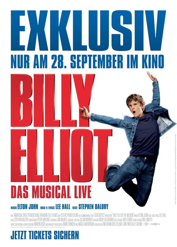 Wirbt für die Live-Übertragunng: Kinoplakat zu "Billy Elliot"