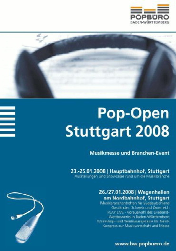 Will Branche vernetzen: Pop-Open 2008