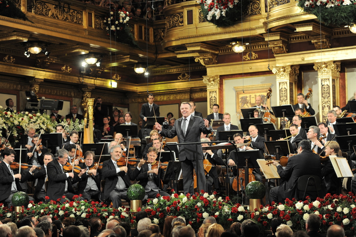 Sorgten für den bisher größten Erfolg der Traditionsreihe: Die Wiener Philharmoniker mit Dirigent Mariss Jansons