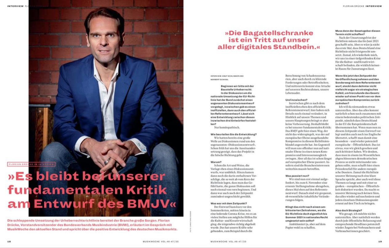 Sieht den Entwurf als einen Weg, der den auf europäischer Ebene ausgehandelten Kompromiss nicht widerspiegelt: Florian Drücke
