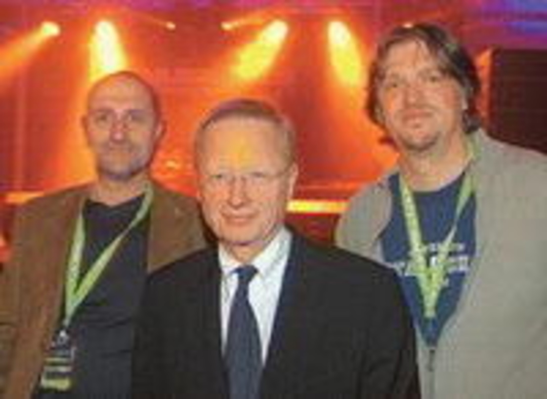 Gemeinsam am Tisch (v.l.n.r.): Harry Fuchs, Franz Morak und Georg Tomandl