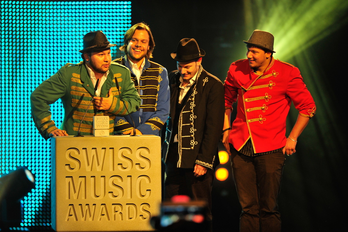 Bei der Verleihung der Swiss Music Awards doppelt ausgezeichnet: 77 Bombay Street
