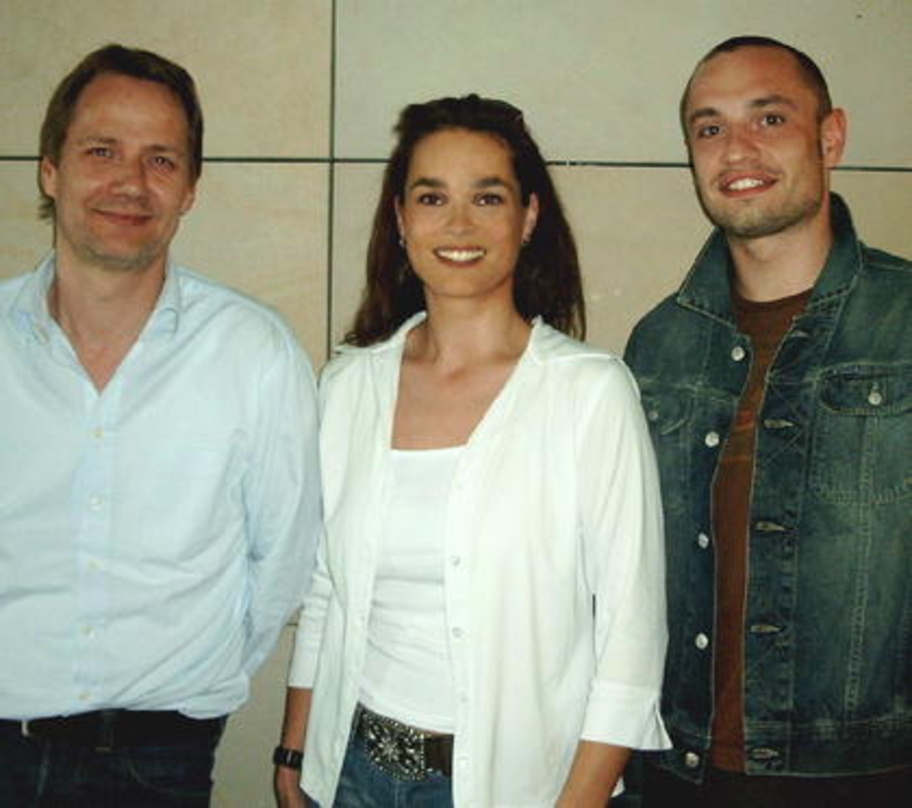 Bei der Vertragsunterzeichnung (v.l.n.r.): Stefan Weikert, Kathrin Kiesewetter, Felix Kosel
