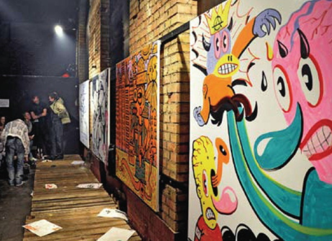 Kreativwettstreit der Street-Art-Künstler: Die "Paint Club Battle" (Foto: Thomas Schlorke, Cromatics)