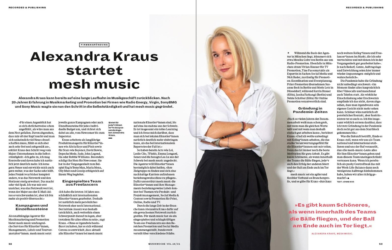 Bietet für jede*n Künstler*in das passende Angebot: Alexandra Kraus