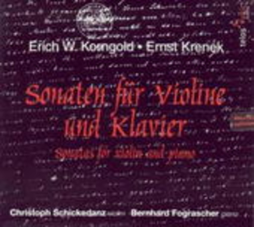 Christoph Schickedanz – Sonaten für Violine und Klavier