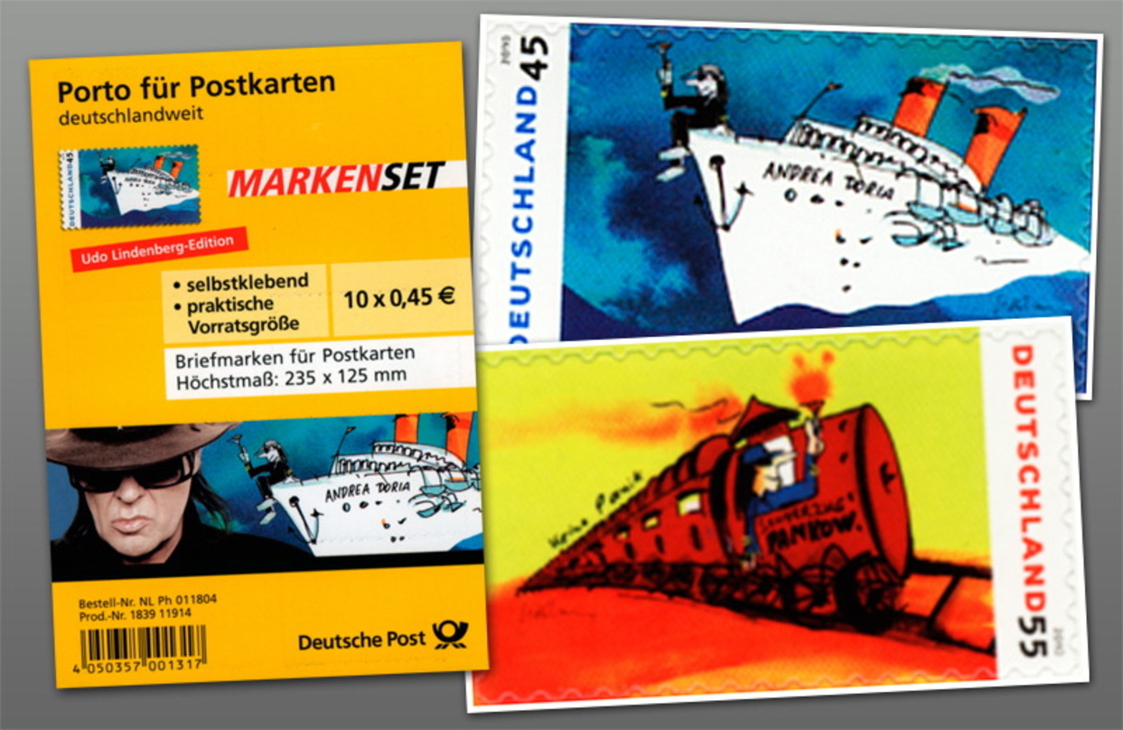 Lindenwerke für die Bunte-Republik: Udos Briefmarkenkunst