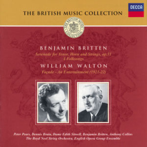 Anthony Collins/The Boyd Neel String Orchestra – Benjamin Britten: Serenade For Tenor/William Walton: Facade
