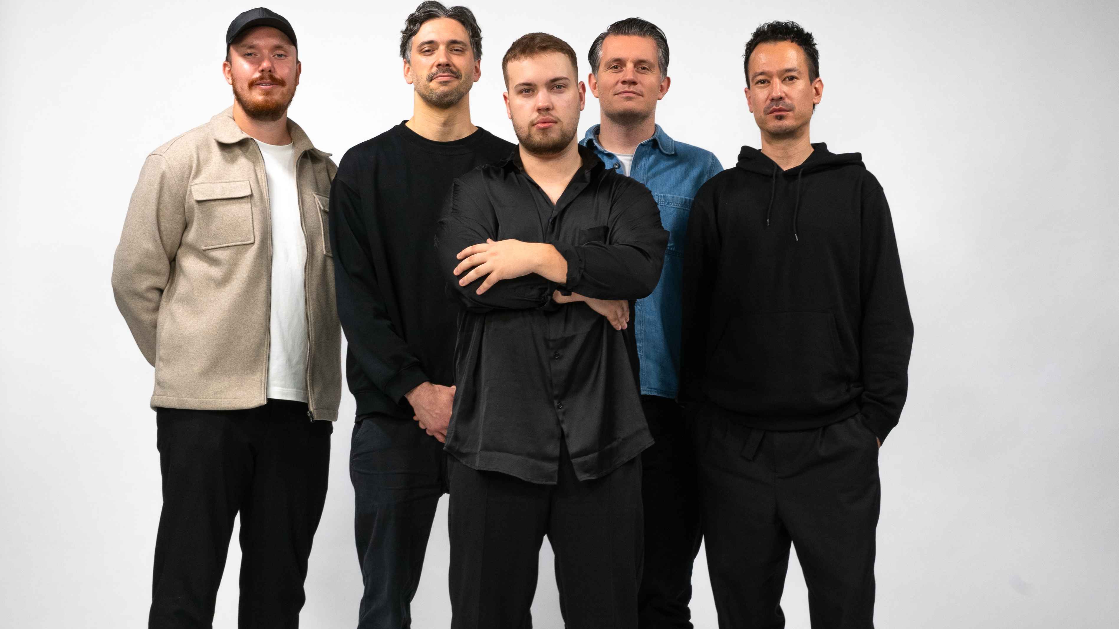 Bleiben zusammen (von links): Amon Diederich, Patrick Pitz (beide UMPG Germany), Maxe, Thomas Vidovic (UMPG Germany) und Daniel Standke (Management Maxe).