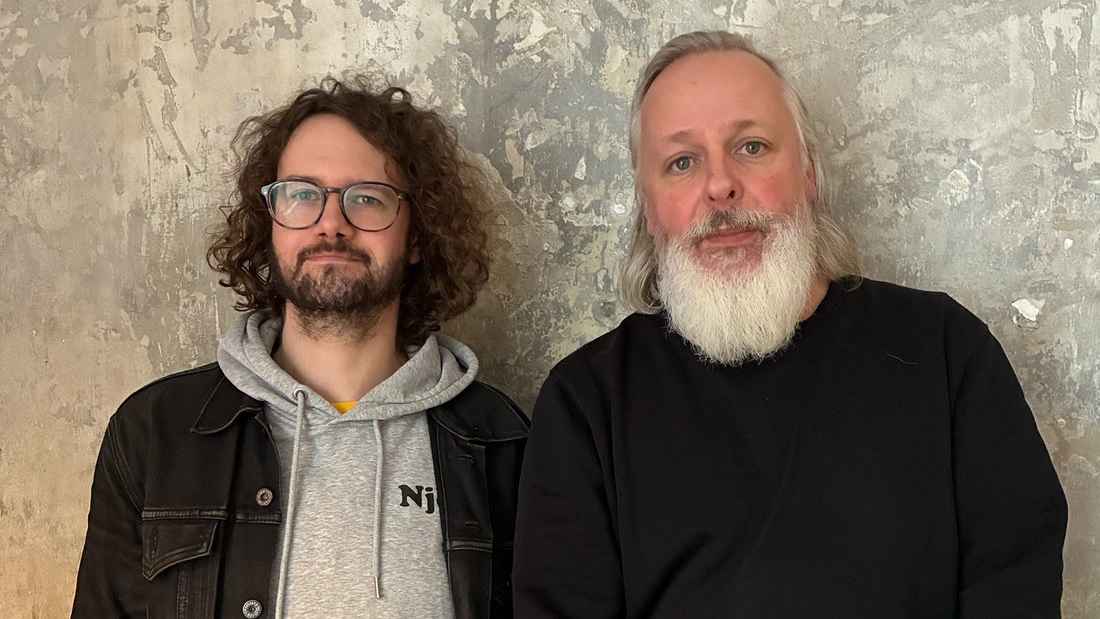 Machen von nun an gemeinsame Sache: Velvet Bein (La Pochette Surprise Records, links) und Ansgar Glade (Community Music Publishing).