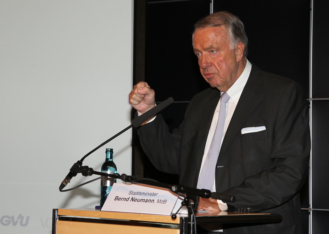 Will den Urheber ins Zentrum der Debatte um das Urheberrecht stellen: Bernd Neumann