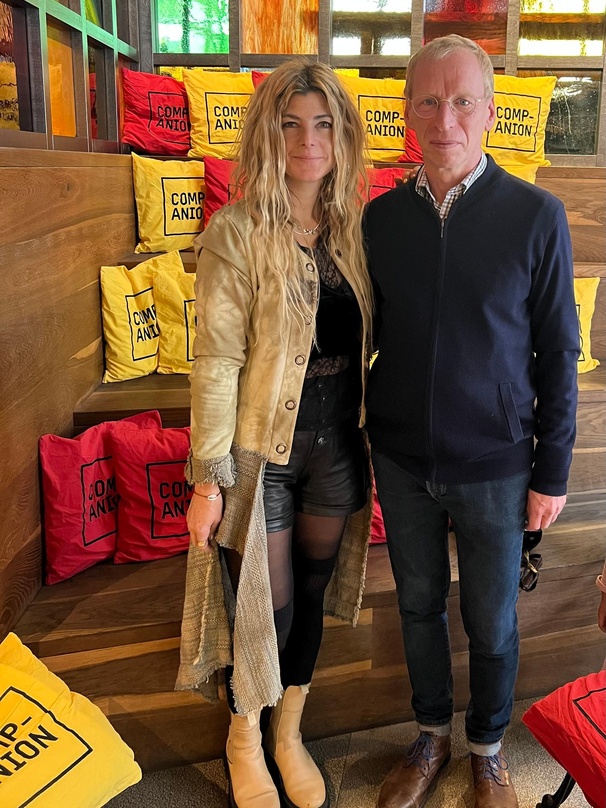 Arbeiten nun zusammen: Eliana Burki und Dirk Mahlstedt (Künstlerhafen)