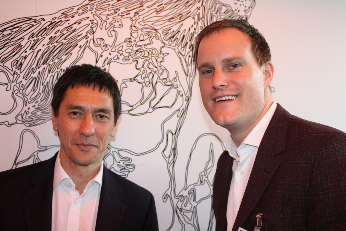 Setzten sich für die Belange der Kreativen ein (v.l.n.r.): Mark Chung (VUT) und Oke Göttlich (finetunes)