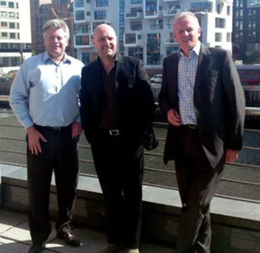 Kooperieren (v.l.n.r.): Bart van Schriek, Carlos Fleischmann und Norbert Stockmann