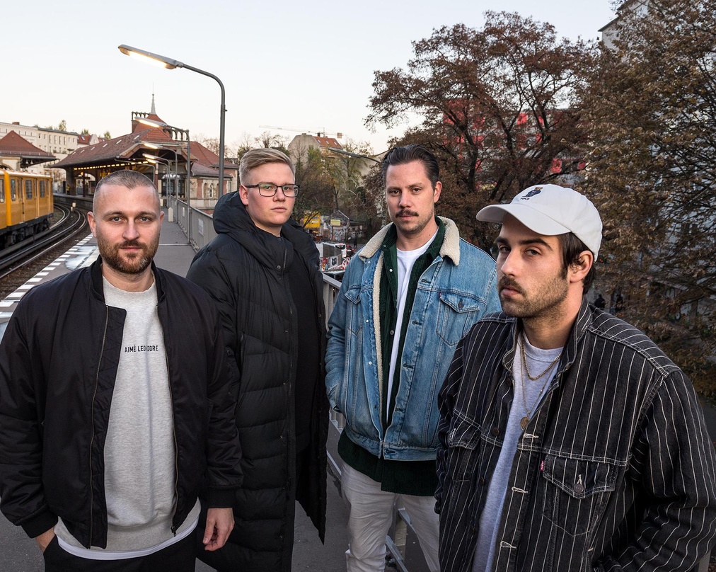 Haben A Million Entertainment ins Leben gerufen (von links): Michael Stockum, Lucas Teuchner, Dominic Czaja und Joachim Bosse