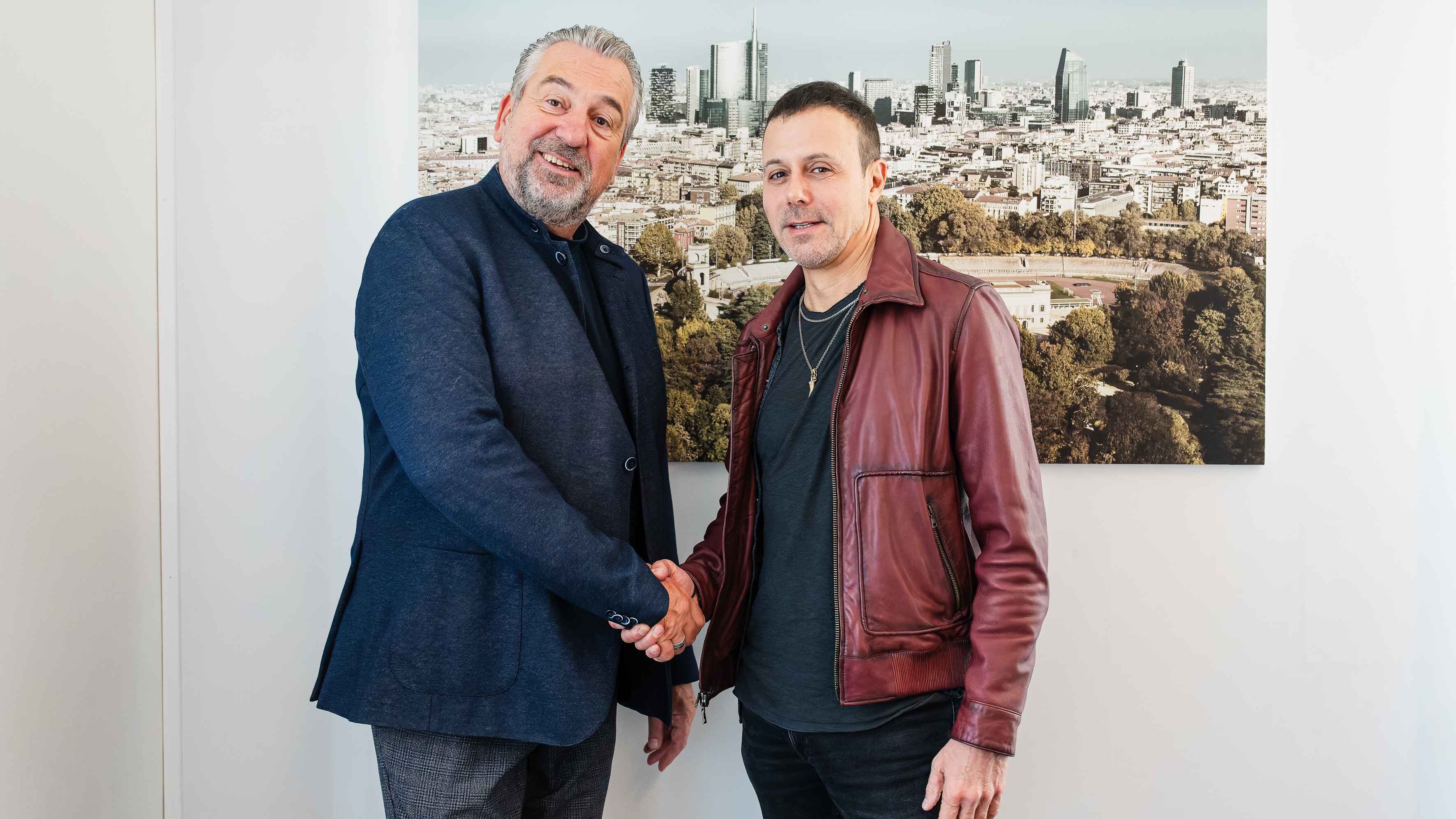 Gehören nun beide zur DEAG-Familie: Andrea Pieroni, (links, MC" Live) und Detlef Kornett (DEAG).