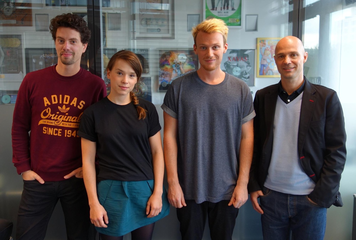 Bleiben Partner: Max Paproth, Kiki Ganzemüller, Markus Ganter und Patrick Strauch.