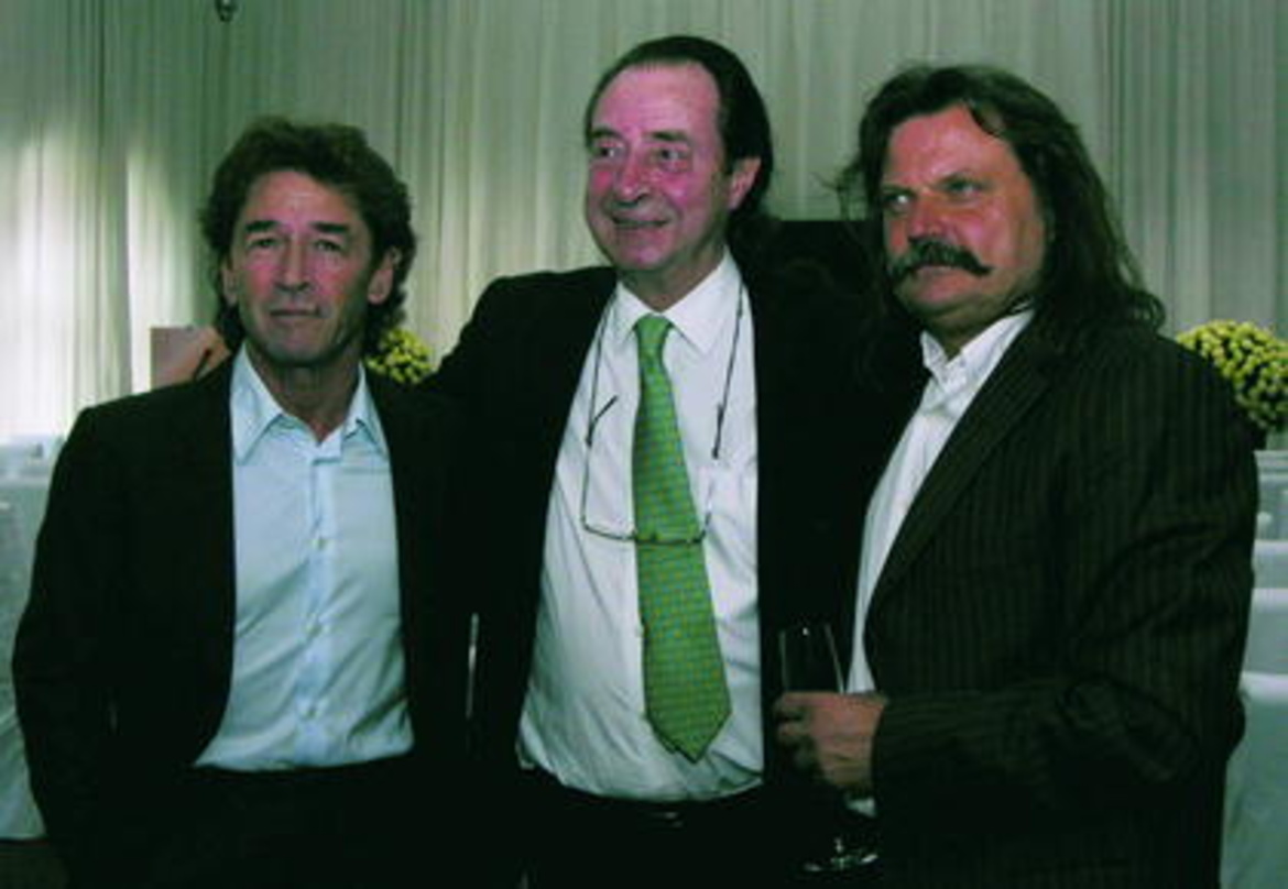 Geehrt: Peter Maffay, Monti Lüftner und Leslie Mandoki