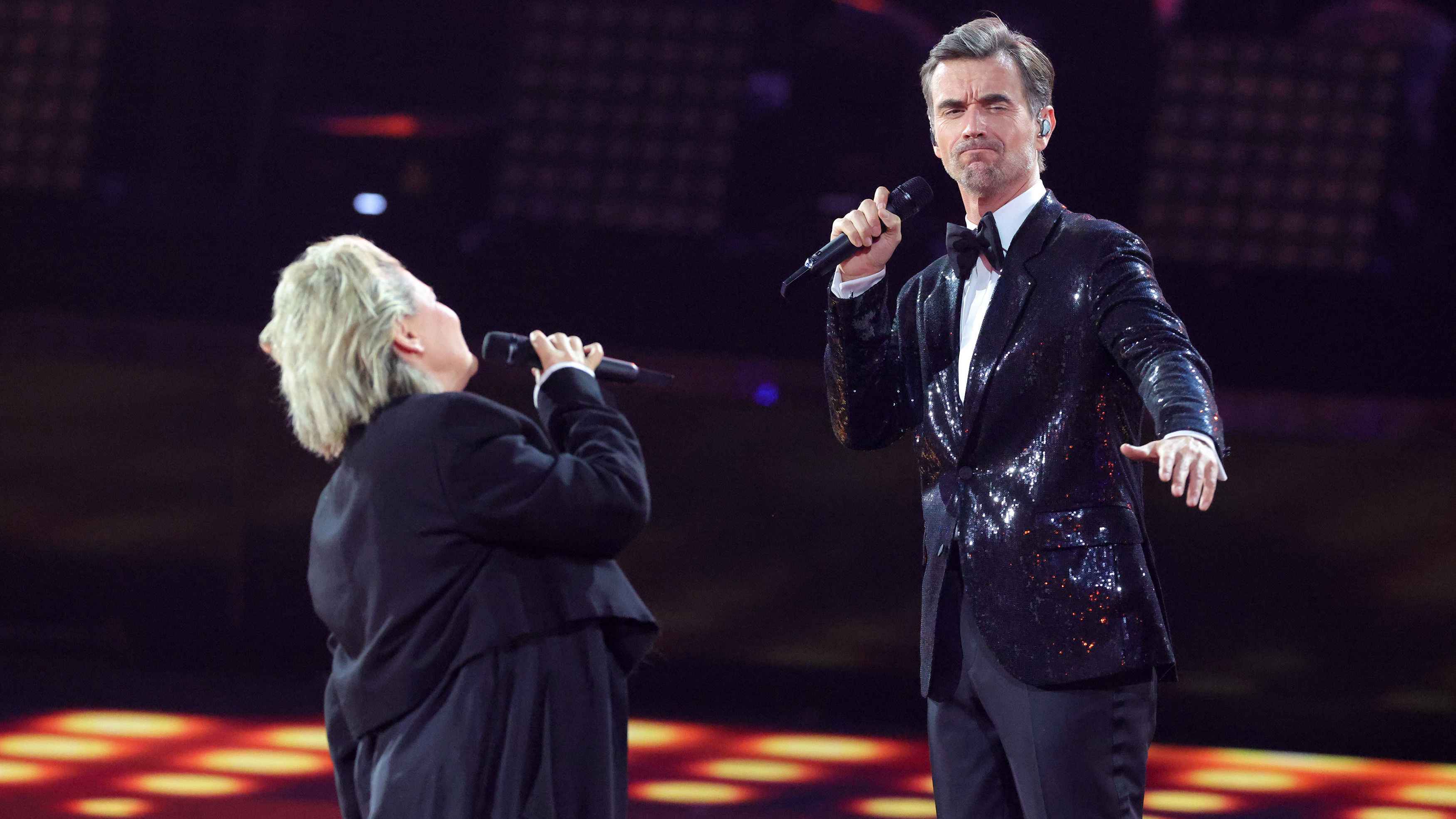 Traten live beim "Silvester-Schlagerbooom" auf: Gitte Haenning und Florian Silbereisen.