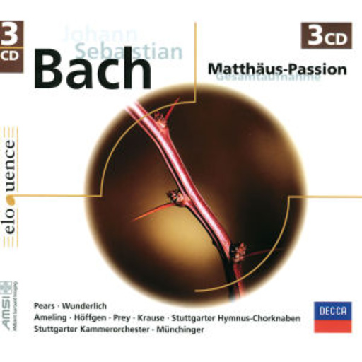 Karl Münchinger/Stuttgarter Kammerorchester/... – Matthäus-Passion (Gesamtaufnahme)