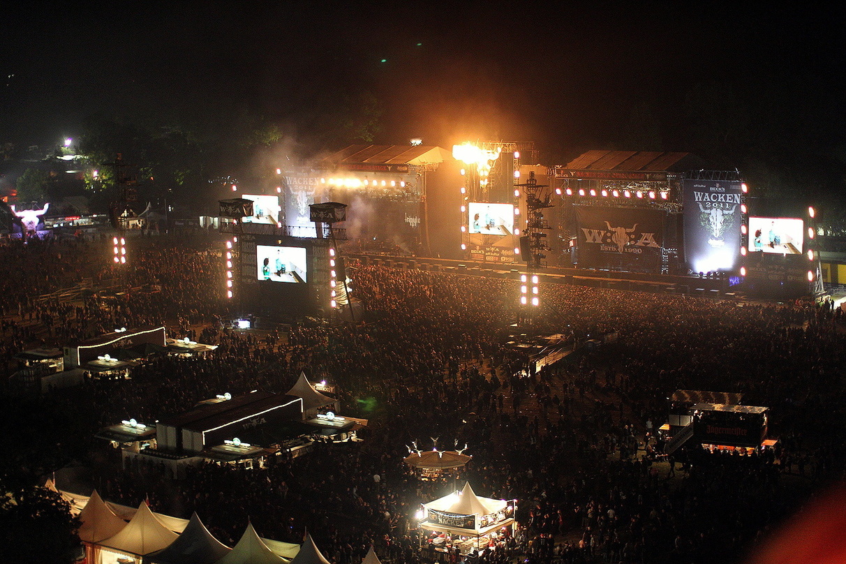 Auch in den kommenden Jahren sorgt sich Stageco hier um 6500 Bühnenquadratmeter: Das Wacken Open Air