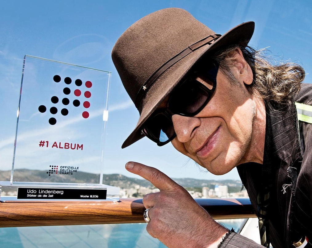 Bekam nach dem Nummer 1 Award nun auch Platin: Udo Lindenberg