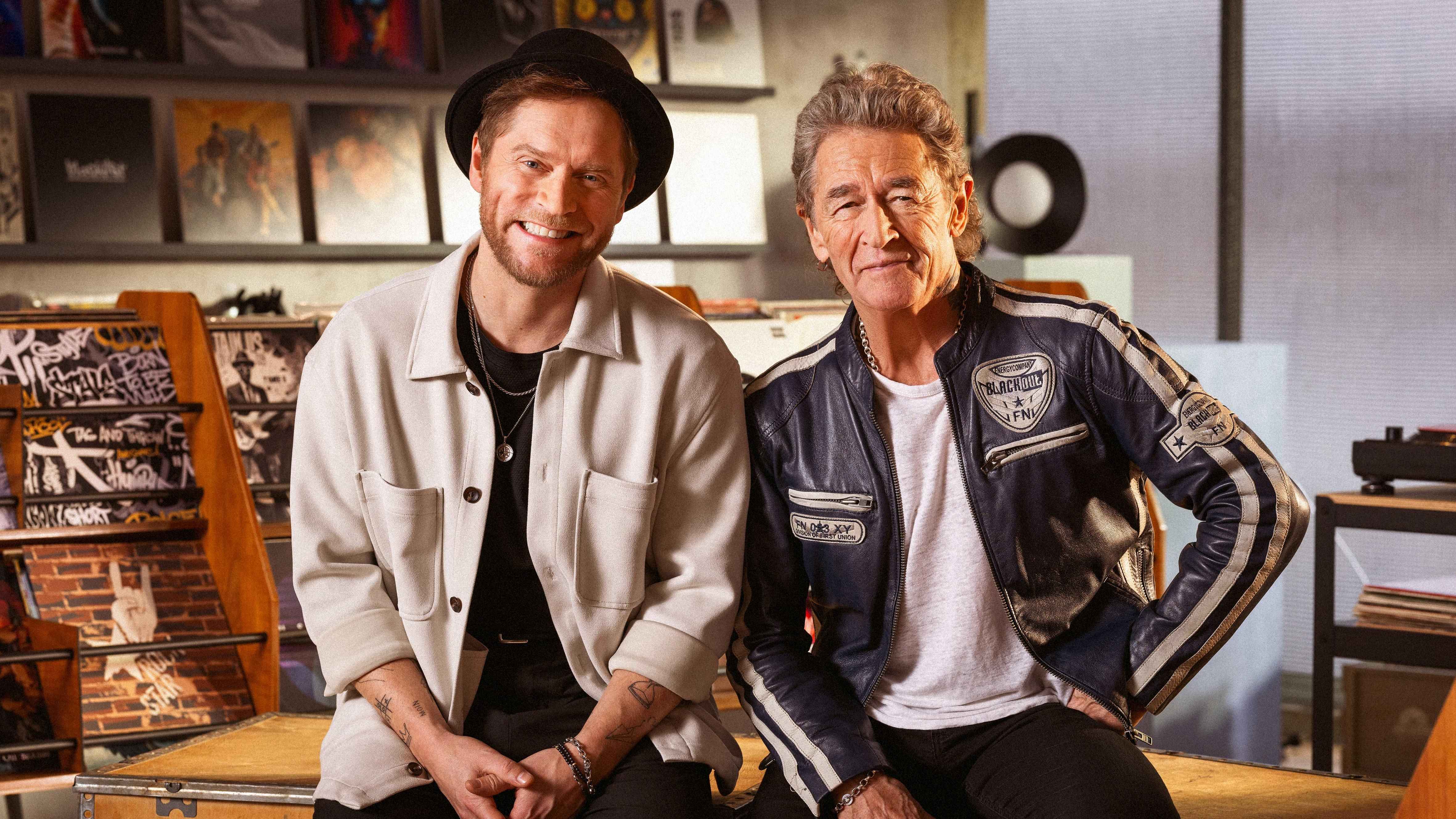 Treffen sich bei "Sing meinen Song 2024": Johannes Oerding (links) und Peter Maffay.