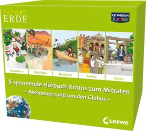 Tatort Erde – 5 spannende Hörbuch-Krimis zum Mitraten