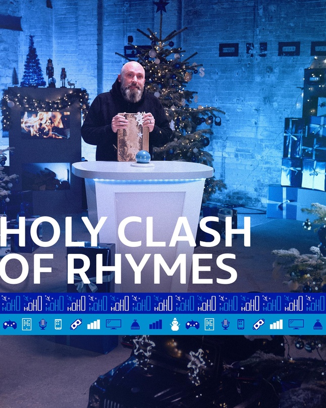 Agiert als Moderator und Schiedsrichter beim "Holy Clash of Rhymes": "Backspin"-Chefredakteur Niko Hüls