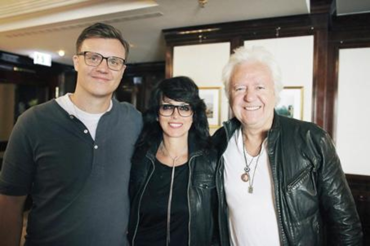 Schmiedeten die Live-Allianz (von links): Oliver Hoppe (Managing Director Wizard Promotions), Nena und Ossy Hoppe (Managing Director Wizard Promotions)