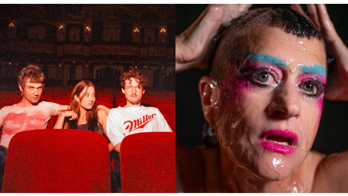 Bald in Stuttgart live zu erleben: Nation Of Language (links) und Peaches.