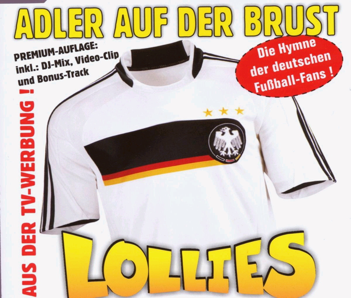 Lollies – Adler auf der Brust