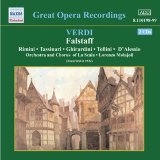 Lorenzo Molajoli/Orchestra And Chorus Of La Scala/... – Falstaff (1932)