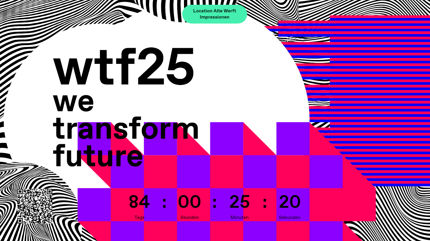 Findet am 9. und 10. Juli statt: wtf25.