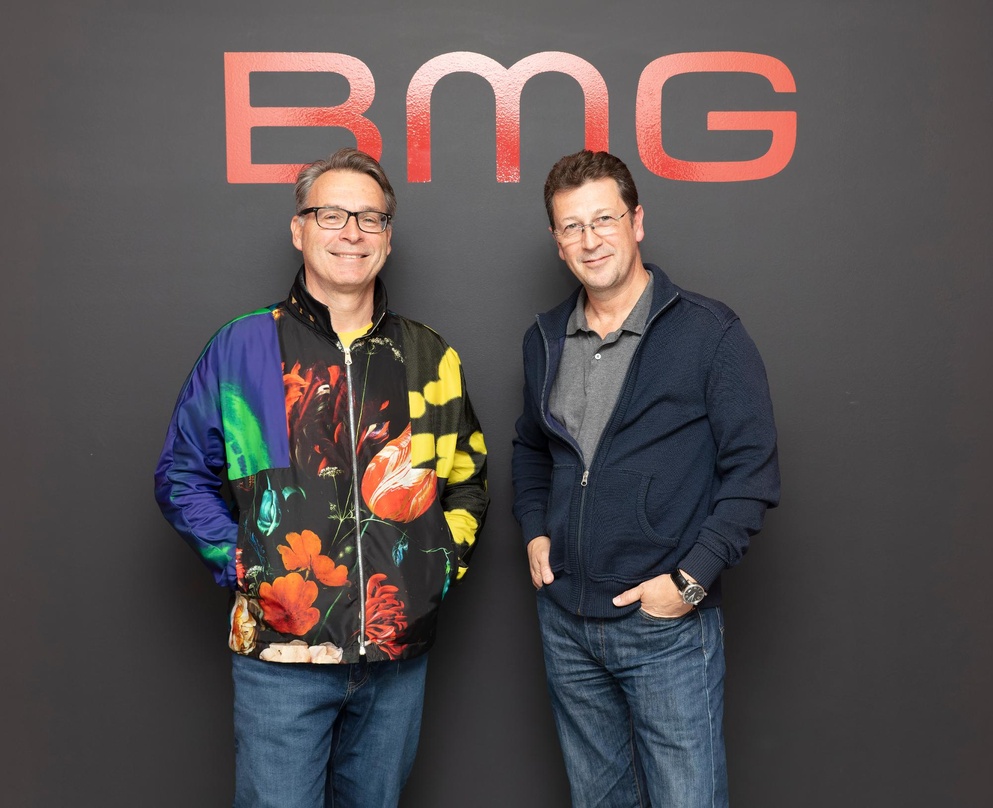 Starten Tag8 Music: Alistair Norbury (links, BMG) und Craig Logan (LME)
