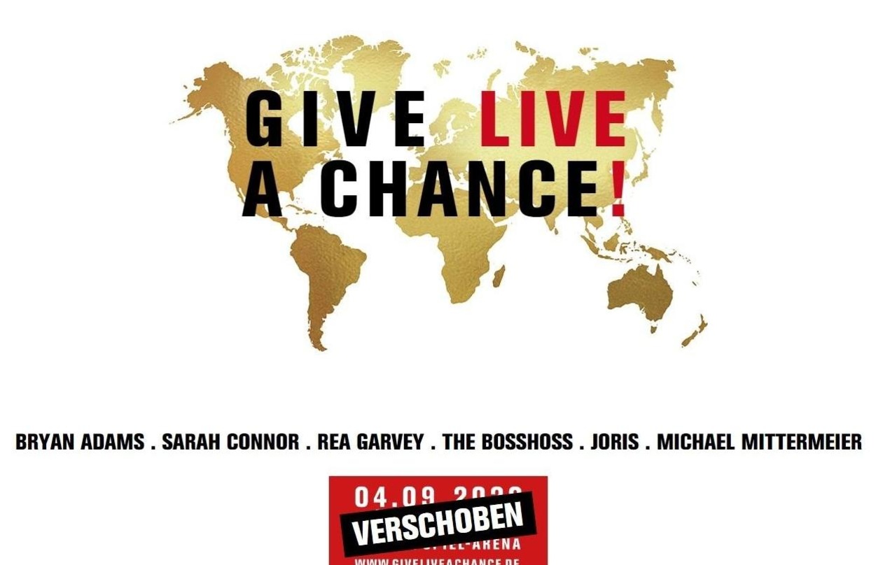 Abgesagt: das "Give Live A Chance"-Konzert in Düsseldorf