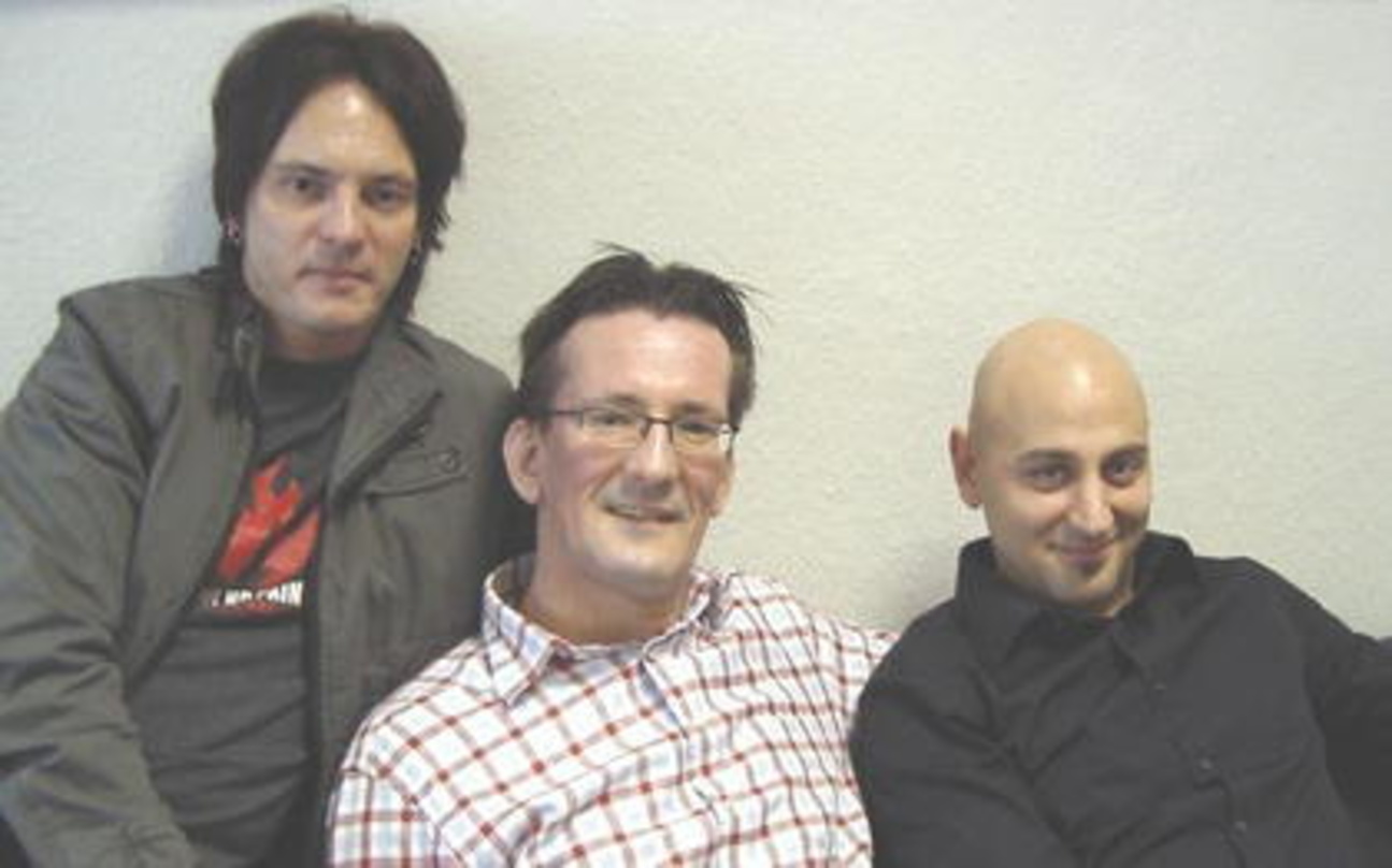 Kooperieren (v. l.): Eric Burton, Jens-Markus Wegener (Managing Director Hardbeat) und Pedram Sadighi (neuwerk)