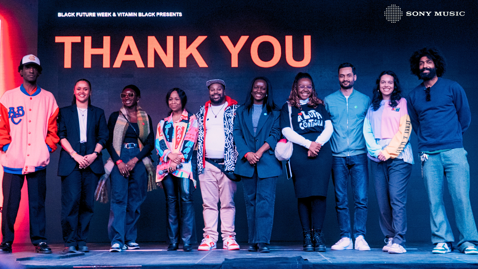 Tun sich 2025 erneut zusammen (von links): Ian Lawrence (Black Future Week), Nicki Kariuki, Peggy Adamu (beide HUE GSA), Tallulah Bar (Black Future Week), Will McKinney-Raphelt, Ana Rungo,...