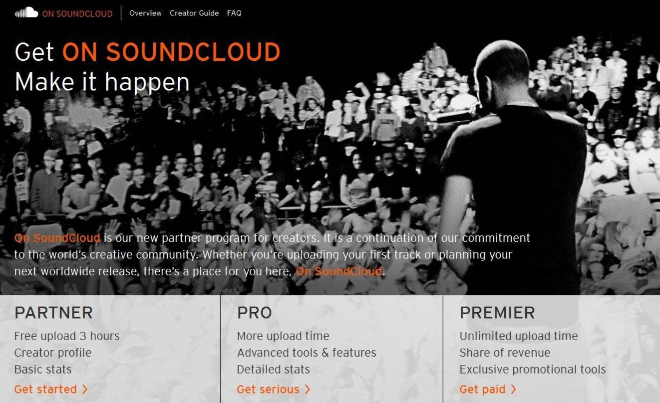 Soll Rechteinhabern helfen, ihre Musik auf SoundCloud dank zwischengeschalteter Werbung zu monetisieren: Das Partnerprogramm On SoundCloud
