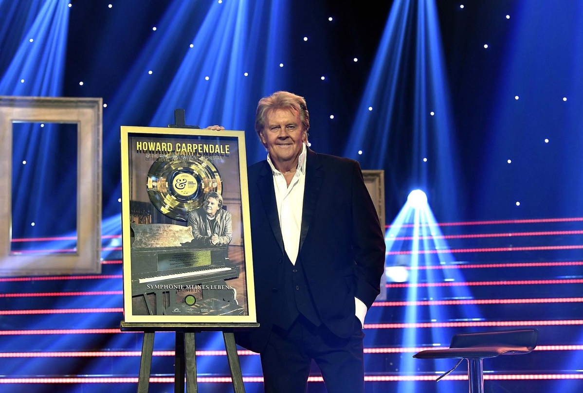 Nahm die Gold-Auszeichnung im Fernsehen entgegen: Howard Carpendale