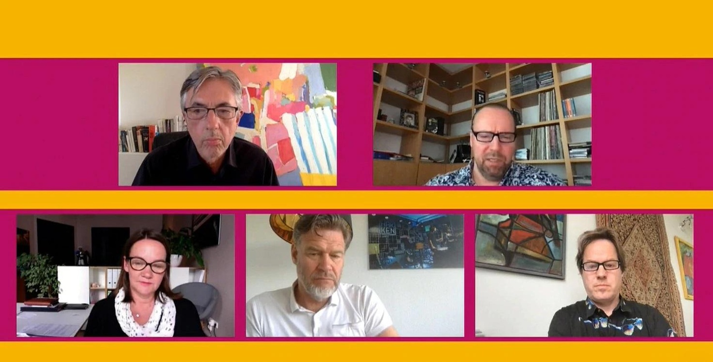 Diskutierten (von links): MDR Kultur-Redaktionsleiter Reinhard Bärenz, Matthias Winkler (MAWI Concert), Simone Dake (Direktorin des Rudolstadt-Festivals), Alexander Schulz (Geschäftsführer...