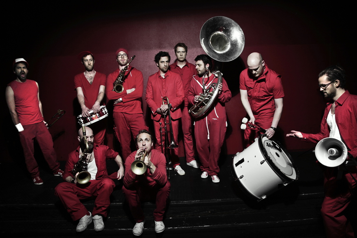 Bei der Premiere des Wiesn Brass Festivals dabei: Moop Mama
