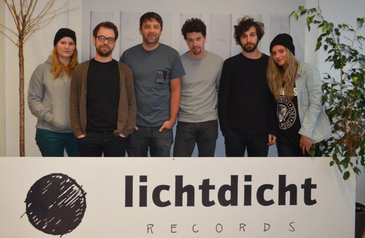 Bleiben Partner im Verlagsgeschäft (von links): Hannah Neumann (Assistance Lichtdicht Records & Publishing), Christian Binar (Accounting Lichtdicht Records & Publishing), Tobias Herder (Ma...