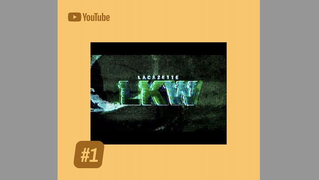 Mit dem Video zu seinem Track "LKW" landete Lacazette auf Position eins der deutschen YouTube-Musik-Trendcharts.